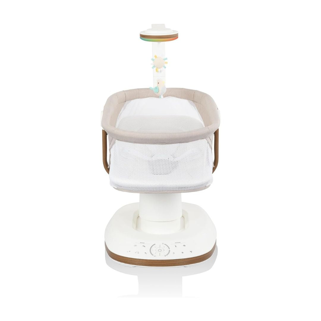 Evenflo: Elara 2-in-1 Smart Motion Swing & Soothing Nest – Coastal Coffee