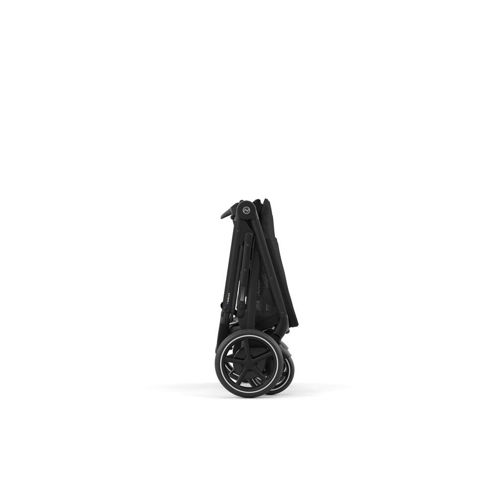 CYBEX Gold e-GAZELLE S Power-Assist Stroller – Black Frame / Moon Black