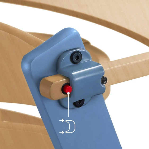 Kinderkraft: ENOCK Wooden High Chair with Nordic Breeze Cushion