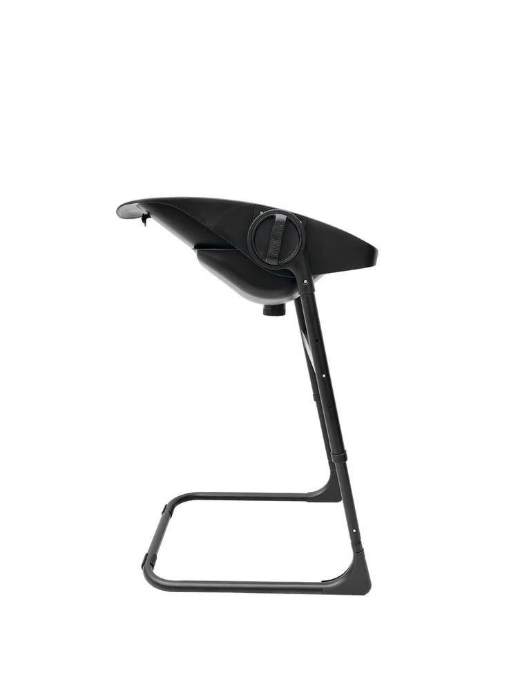 CharliChair 2-in-1 Baby Bath Chair - Black With Cushion