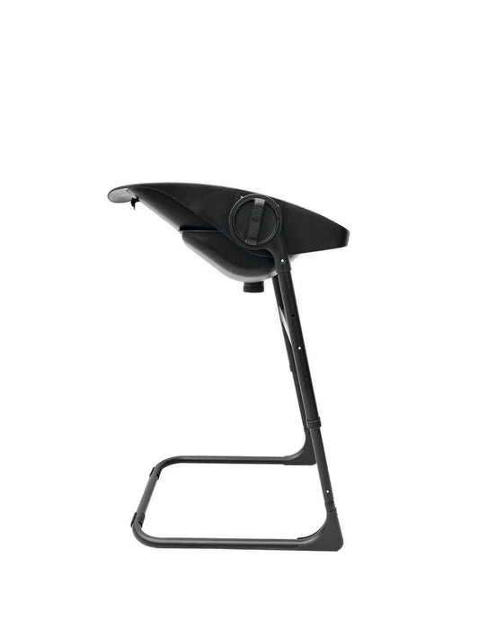 CharliChair 2-in-1 Baby Bath Chair - Black With Cushion