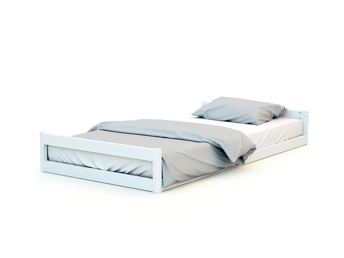 Jurababy: Convertible Baby Bed KASA (70x140cm) - 2-in-1 Nursery Crib to Toddler Bed