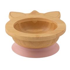 Citron Bamboo Suction Bowl &amp; Spoon Set