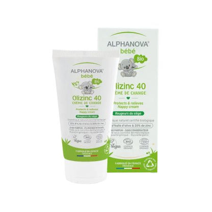 Alphanova Bio Olizinc 40 Ultimate Nappy Rash Protection