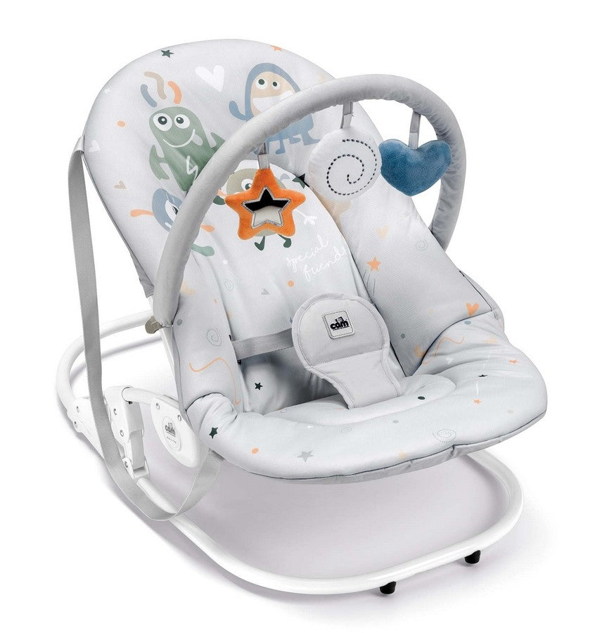 Compact Giocam Baby Rocker with Adjustable Backrest