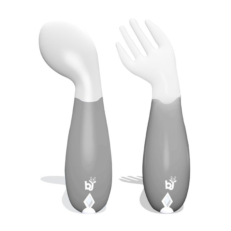 Babyjem Curved Right Handed Fork and Spoon Set