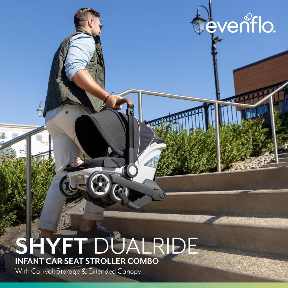 Evenflo® Shyft™ DualRide™ Infant Car Seat & Stroller Combo with Carryall Storage Limited edition