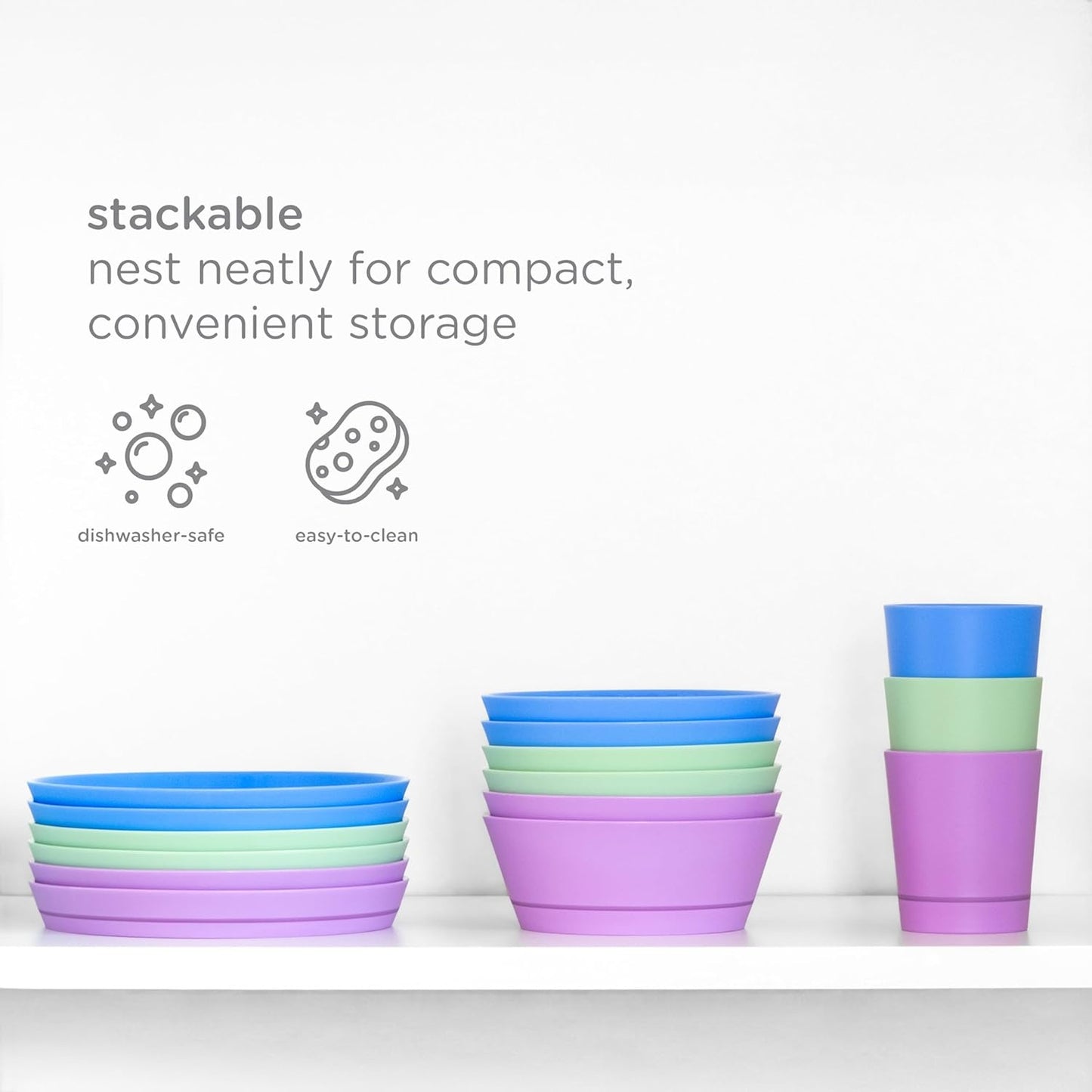 Ubbi: Silicone Suction Bowls for Babies & Toddlers (2-Pack) – Polaris Blue