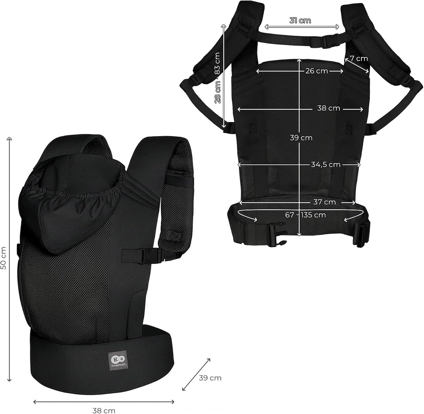 Kinderkraft: CARRYBEE Ergonomic Baby Carrier