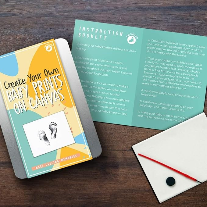 Gift Republic: Baby Prints On Canvas Kit