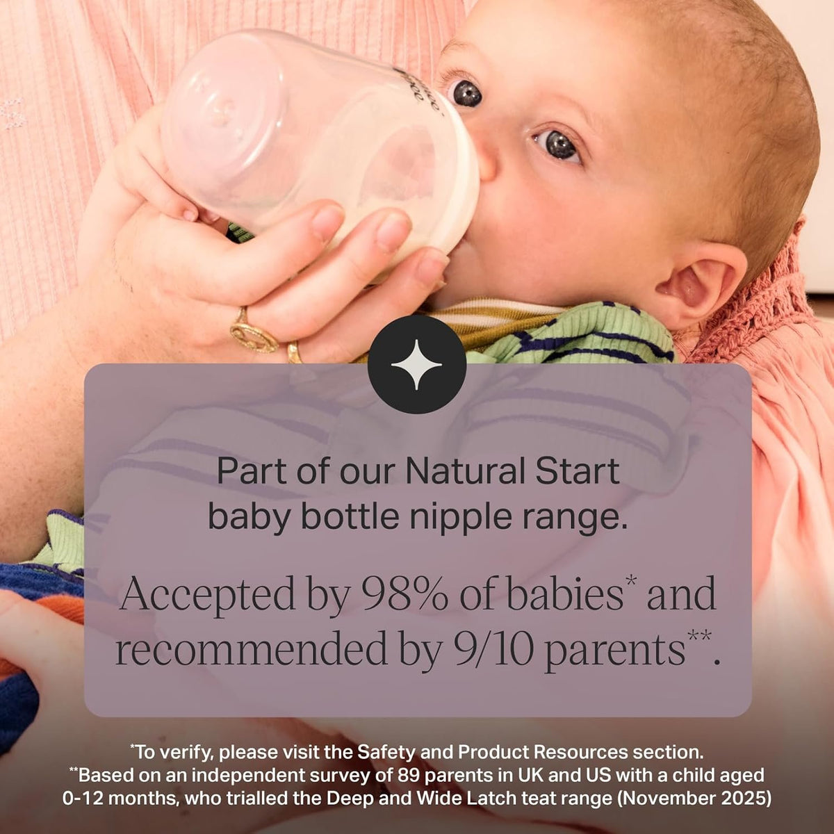 Tommee Tippee Natural Start Self-Sterilizing Anti-Colic Bottles – 150 ml (2 Pack)