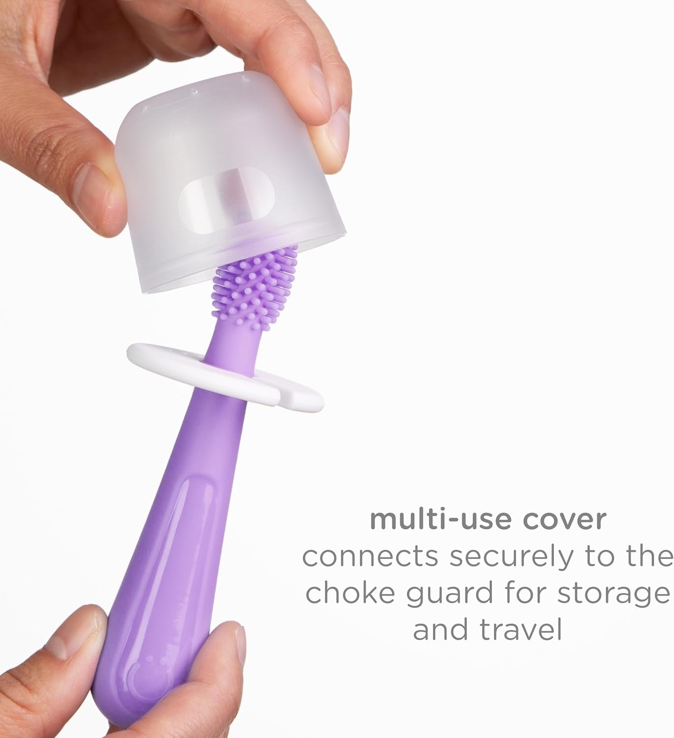 Ubbi: Grow with Me Toothbrush Training Set – Smoothie Purple & Zest Green