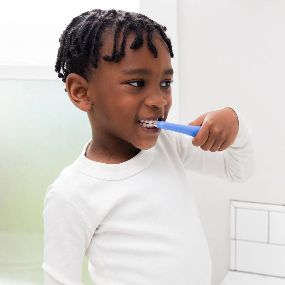 Ubbi Grow with Me Toothbrush Training Set – 3-Piece Set (Polaris Blue)