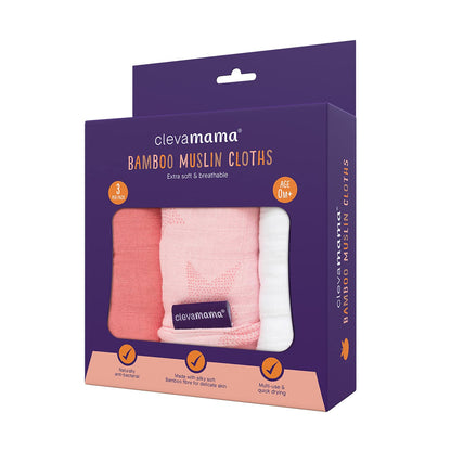 Clevamama Muslin Cloths Set