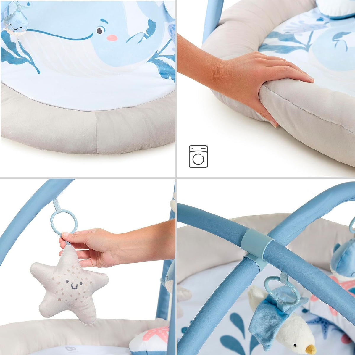 Kinderkraft: COZYPLAY Active Gymnastics Play Mat - Nordic Breeze