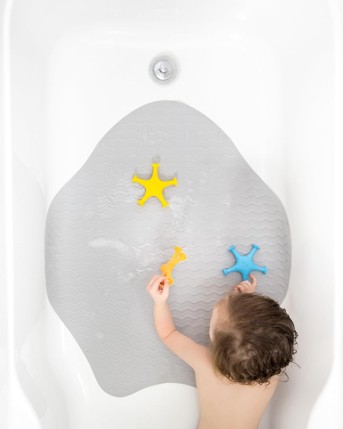 Ubbi Stingray Bath Mat – Gray