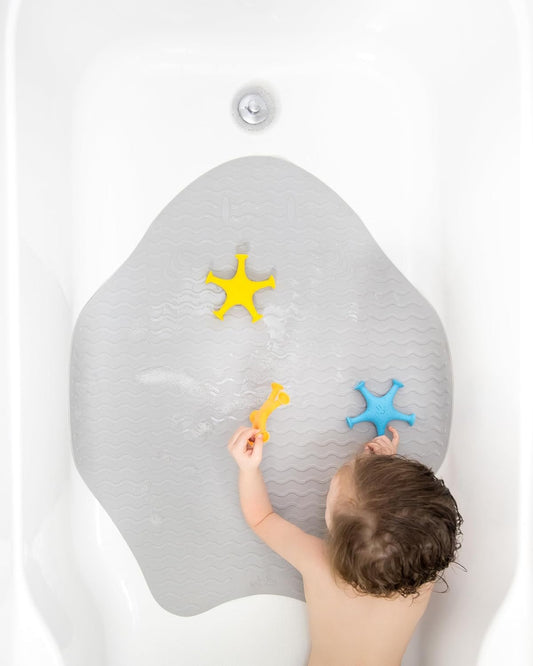 Ubbi Stingray Bath Mat – Gray