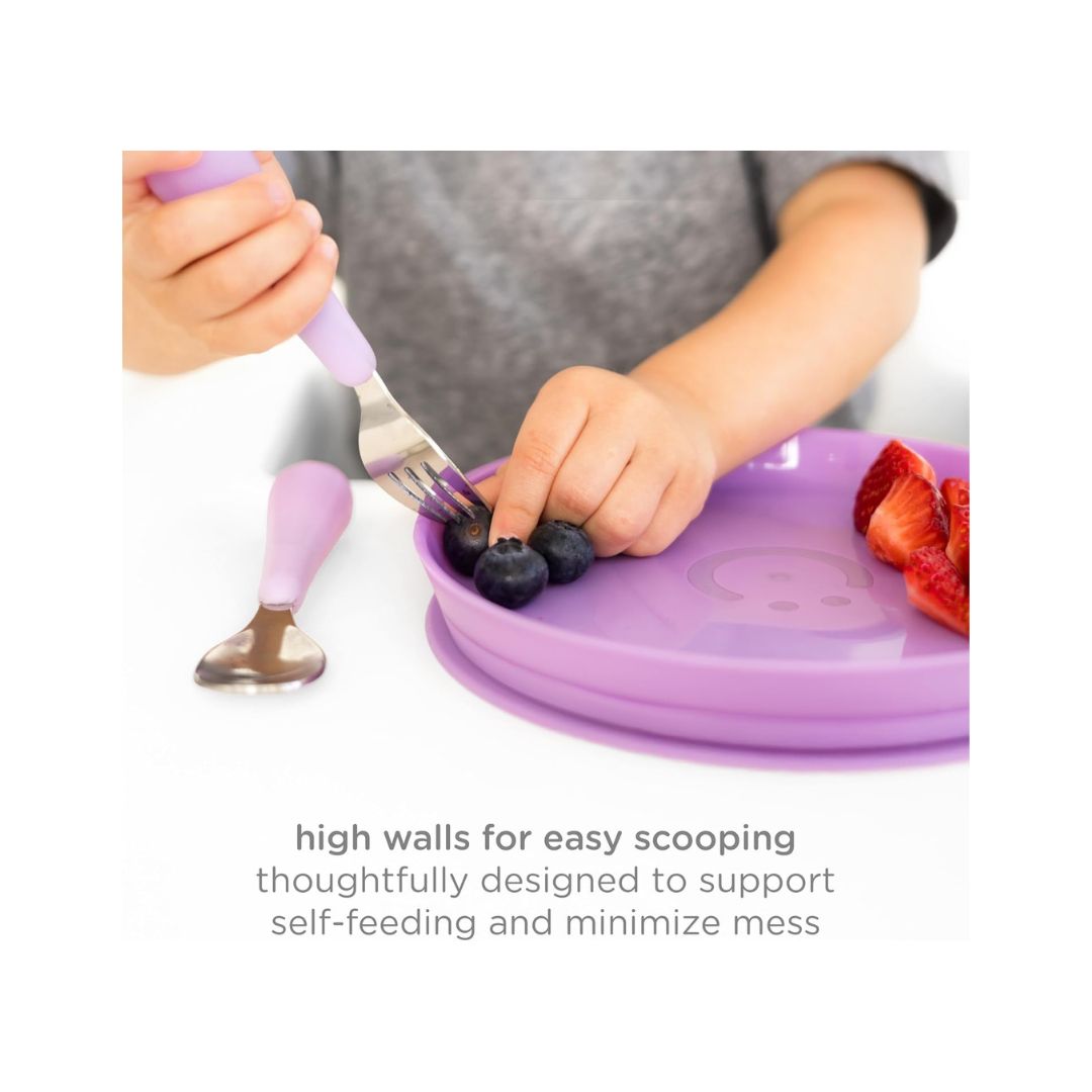 Ubbi: Silicone Suction Plates for Babies & Toddlers (2-Pack) – Polaris Blue