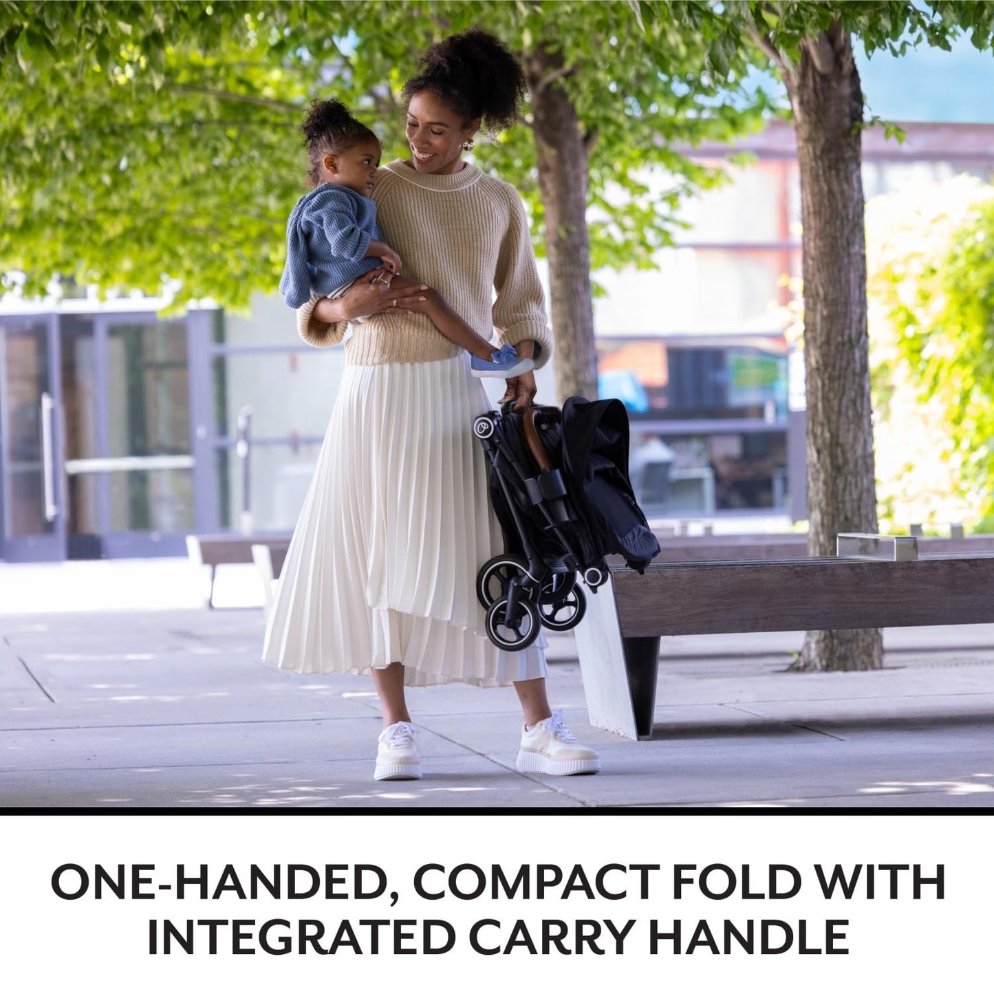 Evenflo: Hummingbird™ Ultra-Lightweight Carbon Fiber Stroller – Crest Grey