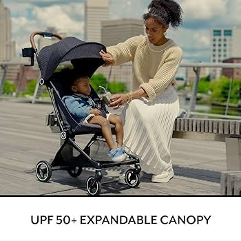 Evenflo: Hummingbird™ Ultra-Lightweight Carbon Fiber Stroller – Crest Grey