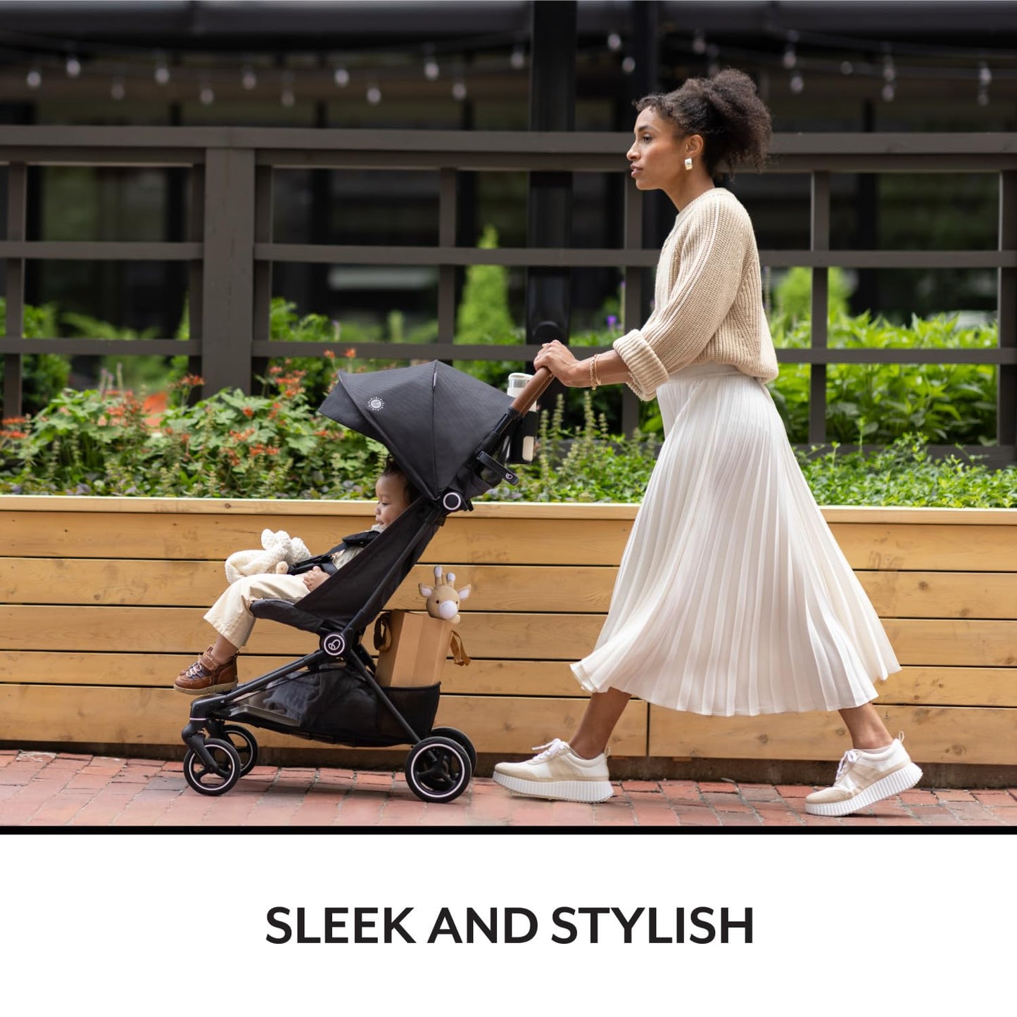 Evenflo Hummingbiird Ultra-Lightweight Carbon Fiber Stroller Crest Grey