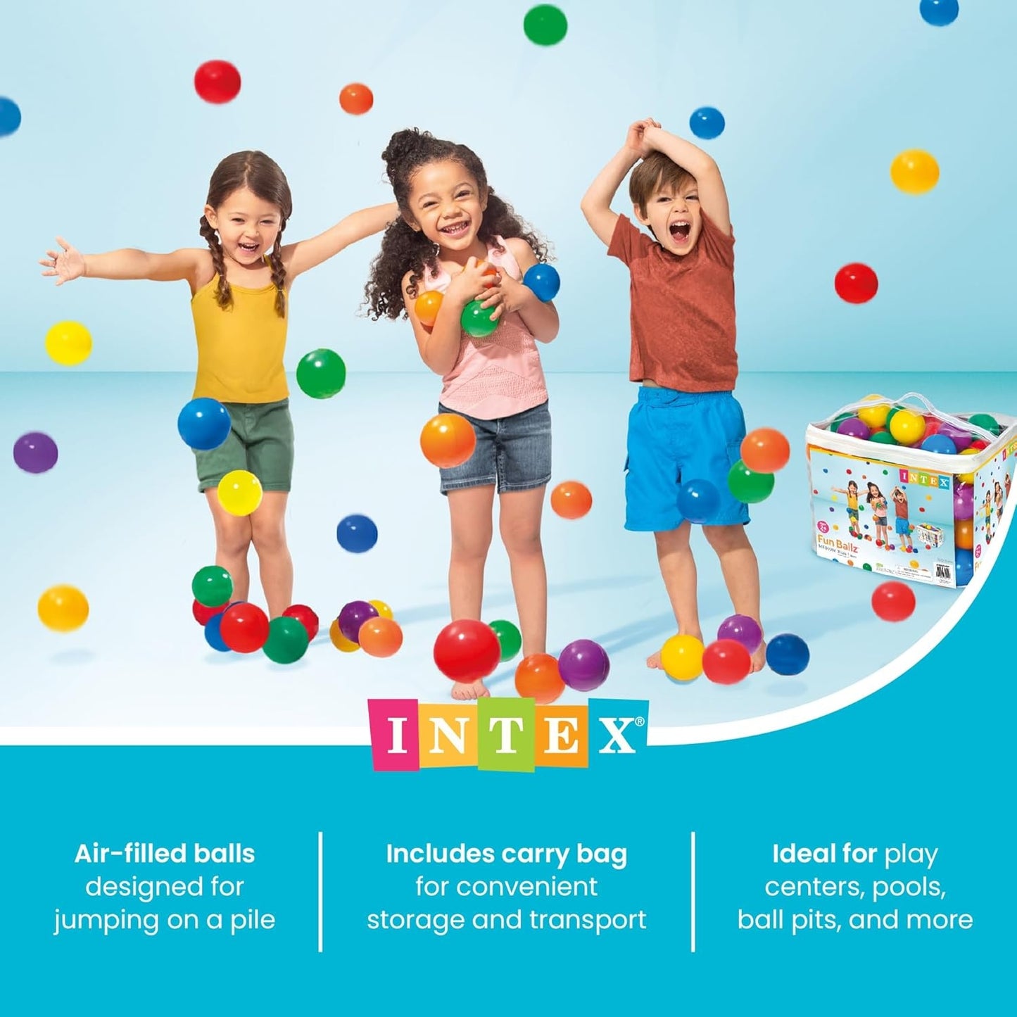 Intex Fun Ballz Set (100 Pieces)