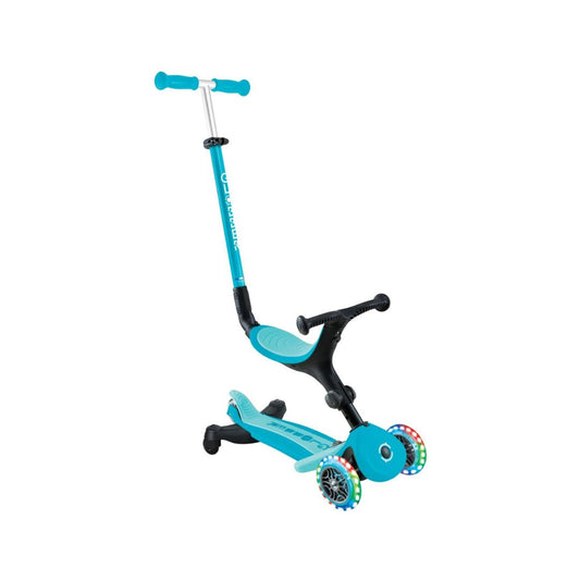 Globber GO UP Active Lights 360 Scooter 3-in-1 Ride-On, Walking Bike & Scooter
