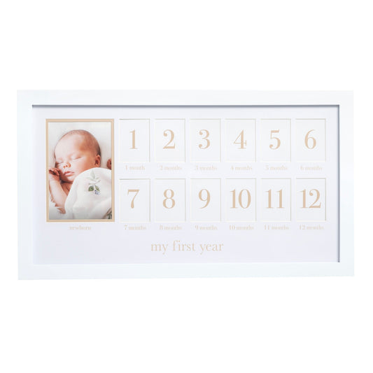 Original Baby's First Year Keepsake Photo Frame – Beige Mat