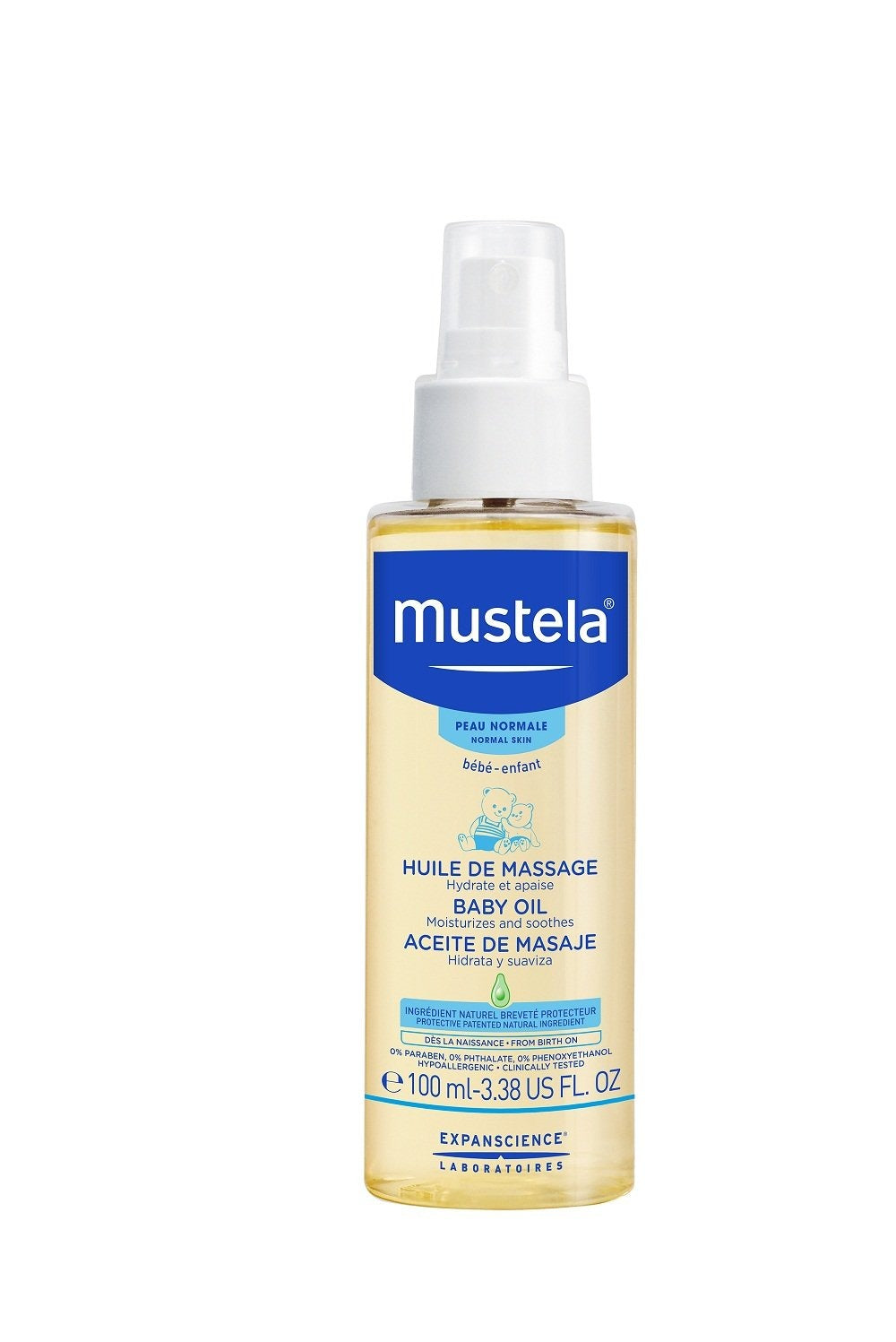 Mustela Baby Massage Oil: Hydrating and Soothing Massage