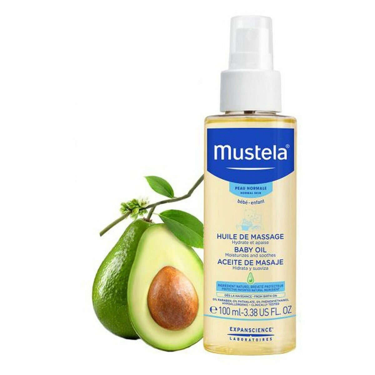 Mustela Baby Massage Oil: Hydrating and Soothing Massage