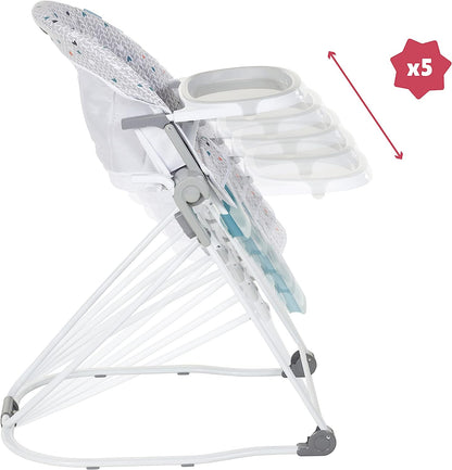 High Chair Compact - Grey pattern