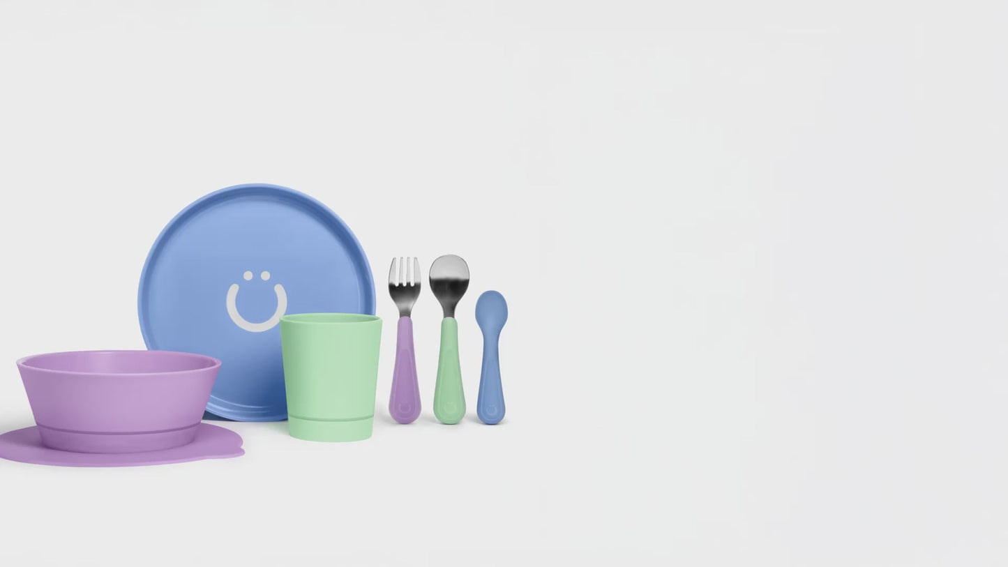 Ubbi: 7-Piece Toddler Feeding Set
