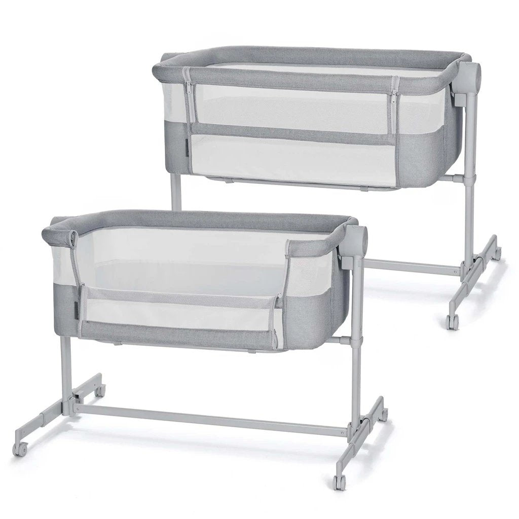 Kinderkraft: NESTE UP 2 2-in-1 Co-Sleeper Bedside Crib - Grey