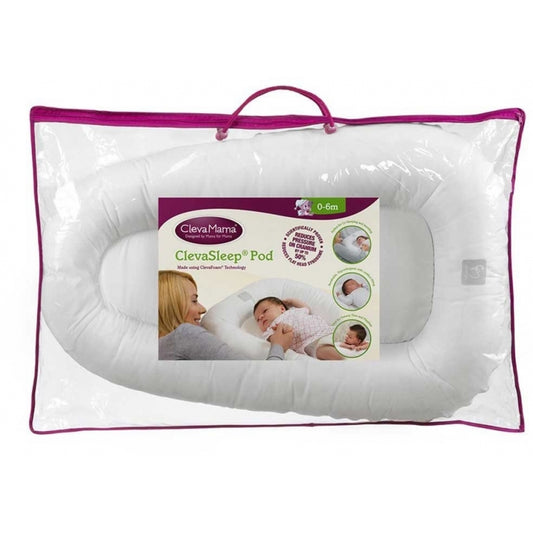 ClevaFoam Baby Pod- White(0-6m)