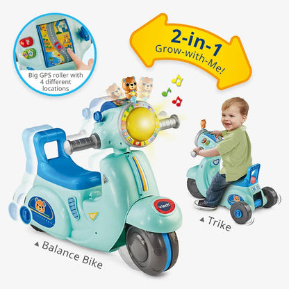 2-in-1 trike and balance bike