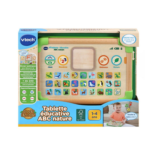 TABLETTE EDUCATIVE ABC NATURE WOOD