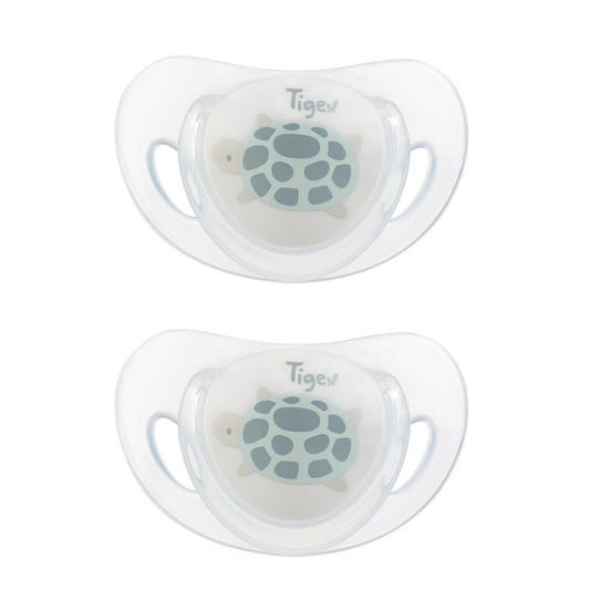 Tigex Anatomical Pacifier with Turtle Design