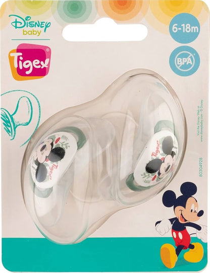 Tigex Smart Silicone Pacifier with Mickey Mouse Design