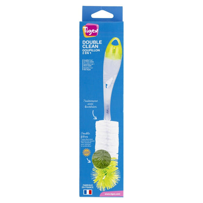 Tigex Double Clean Brush - For Thorough Cleaning