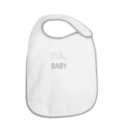 Pack of 5 large newborn bibs - Milky Baby