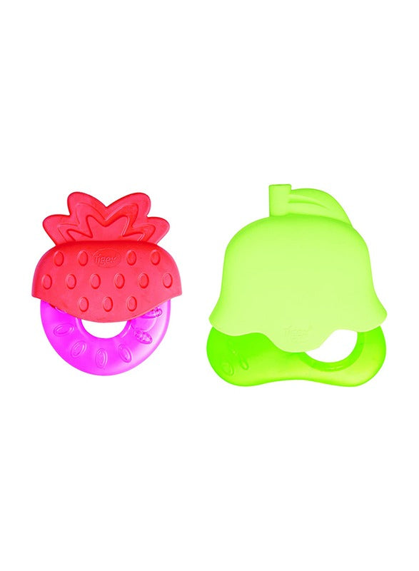 Tigex Teething Rings - Strawberry & Bell