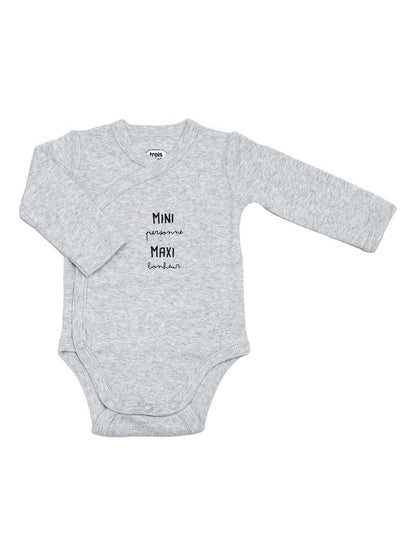Set of 2 Long-Sleeve Baby Bodysuits