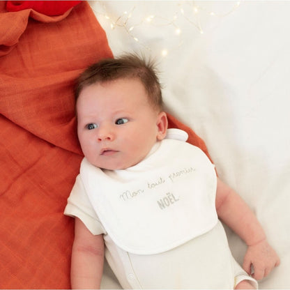 Set of 2 Newborn Bibs - Christmas