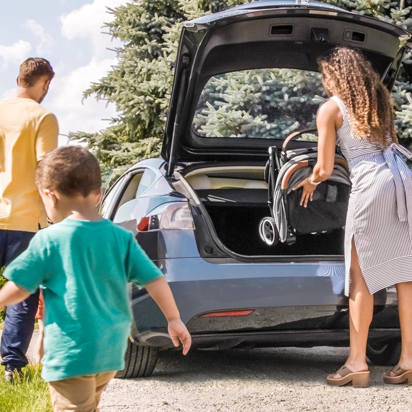 Evenflo Gold Otto Self-Folding Stroller Moonstone Gray