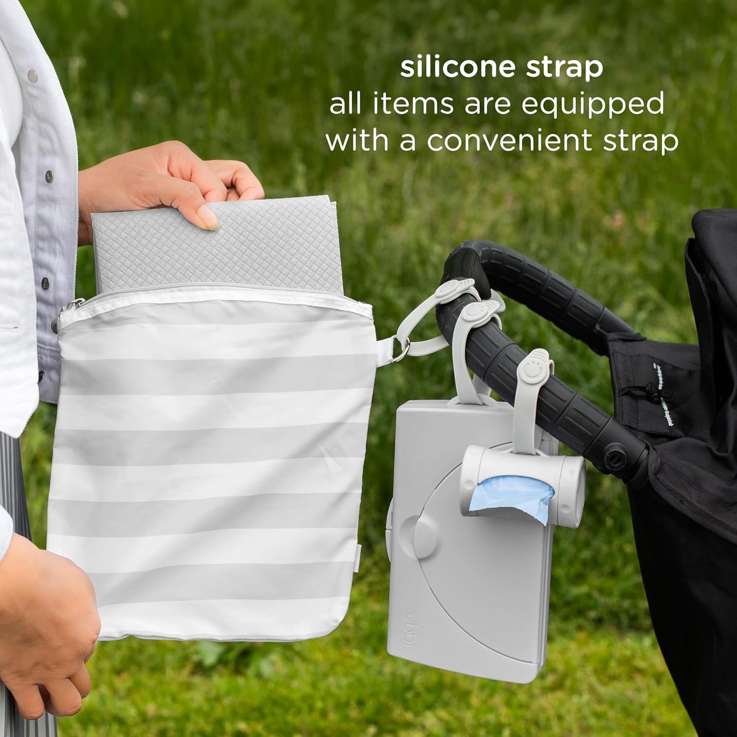 Ubbi On-The-Go Gift Set - Charcoal