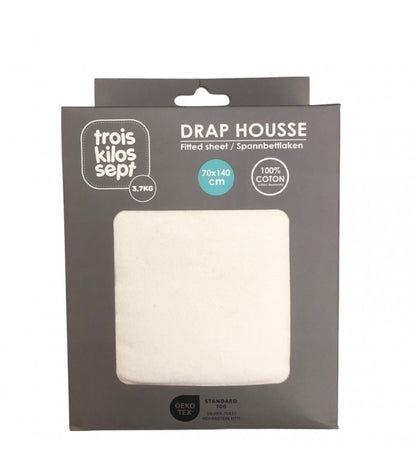 Vanilla Fitted Crib Sheet (70x140 cm)