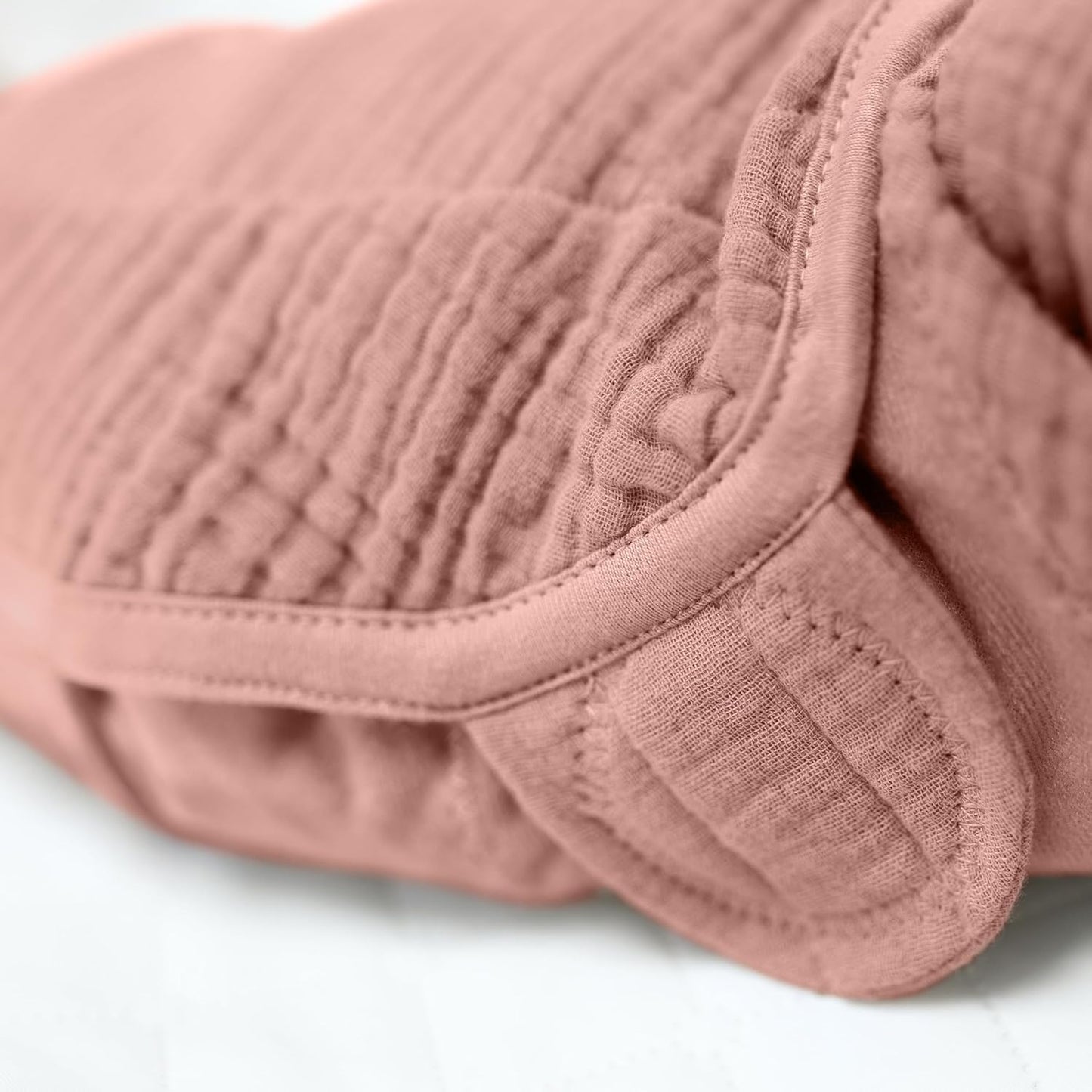 SwaddleMe by Ingenuity Original Muslin Swaddle - Blush (0-3M)