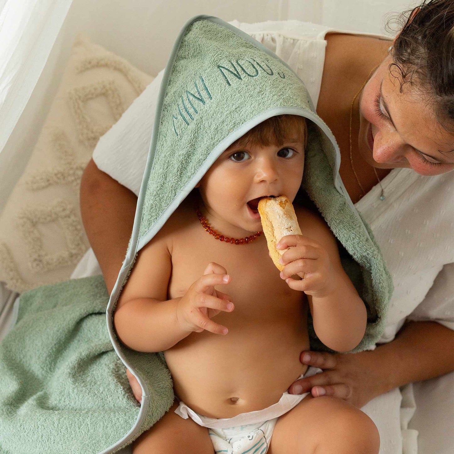 Soft Organic Cotton Hooded Baby Towel