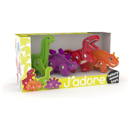 J'adore Moveable Dinosaur Set