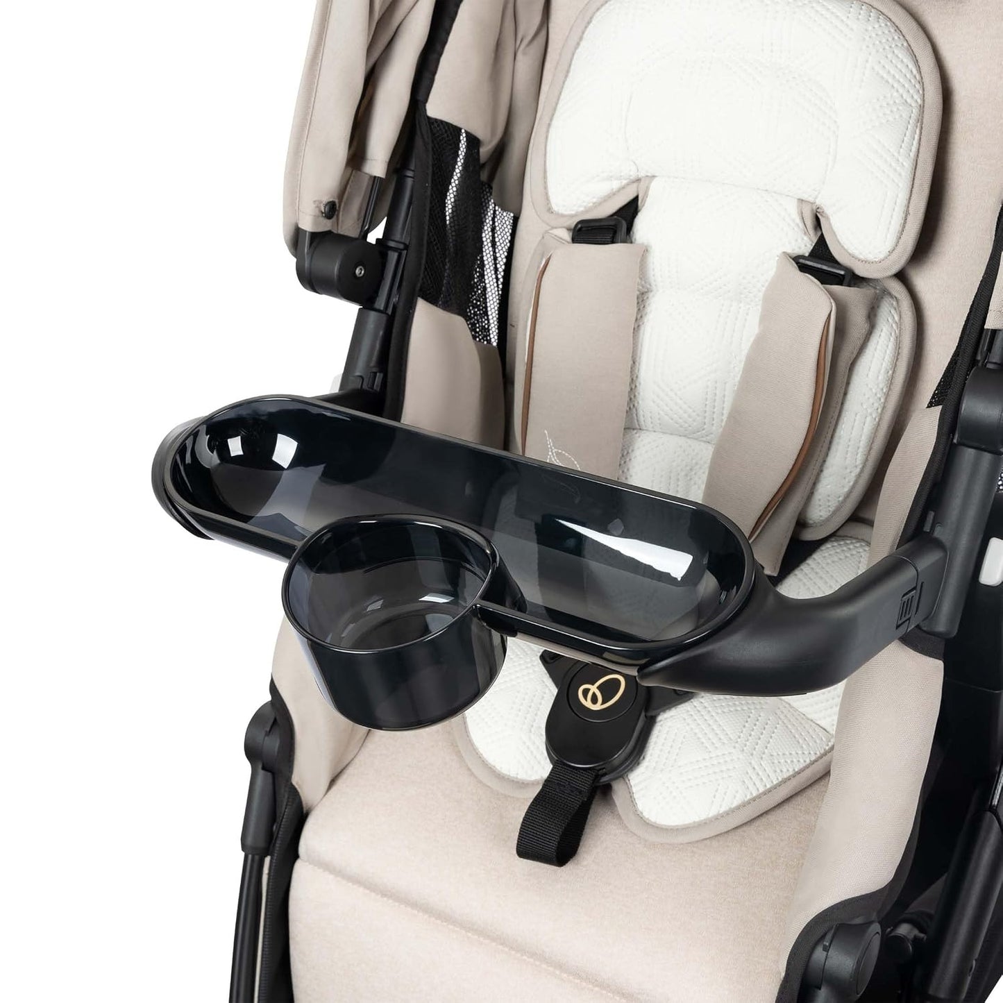 Evenflo®: Sistema de Viaje Shyft™ Intuiti+ con Revolve180™ LiteMax™ NXT y SensorySoothe™ – Champán